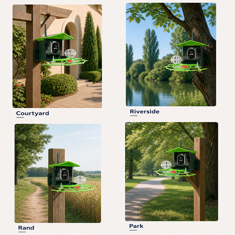 Kamera WiFi Cerdas dengan Pane - Bird Feeder Camera Wifi Smart Ai ulasan dan harga