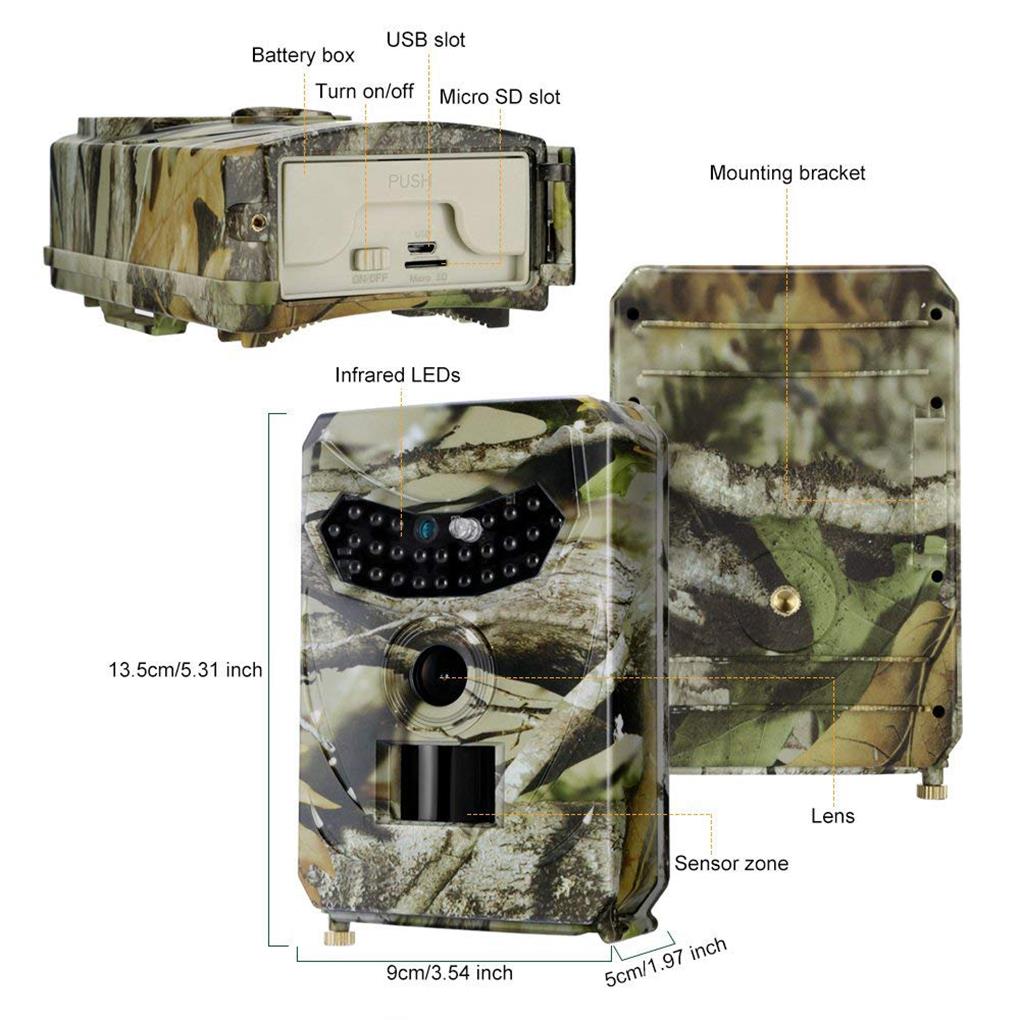 Kamera Trail PR100 940nm Pengl - Night Vision Trail Camera Infrared Leds ulasan dan harga