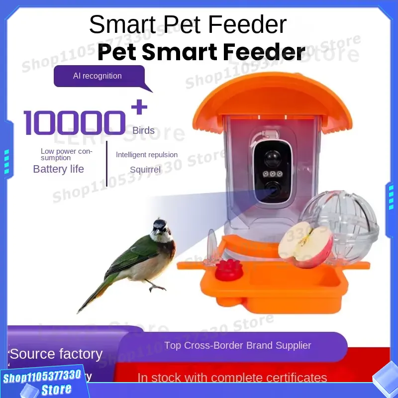 Pengumpan Burung Pintar 3MP HD - Bird Feeder Camera Wifi Smart Ai ulasan dan harga