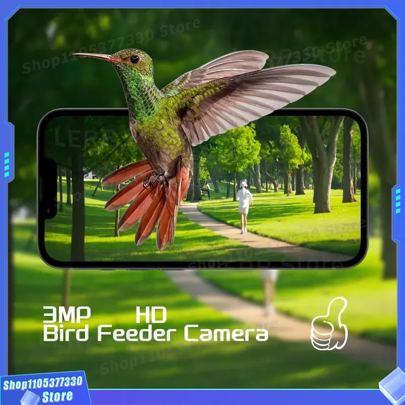 Pengumpan Burung Pintar 3MP HD - Bird Feeder Camera Wifi Smart Ai ulasan dan harga