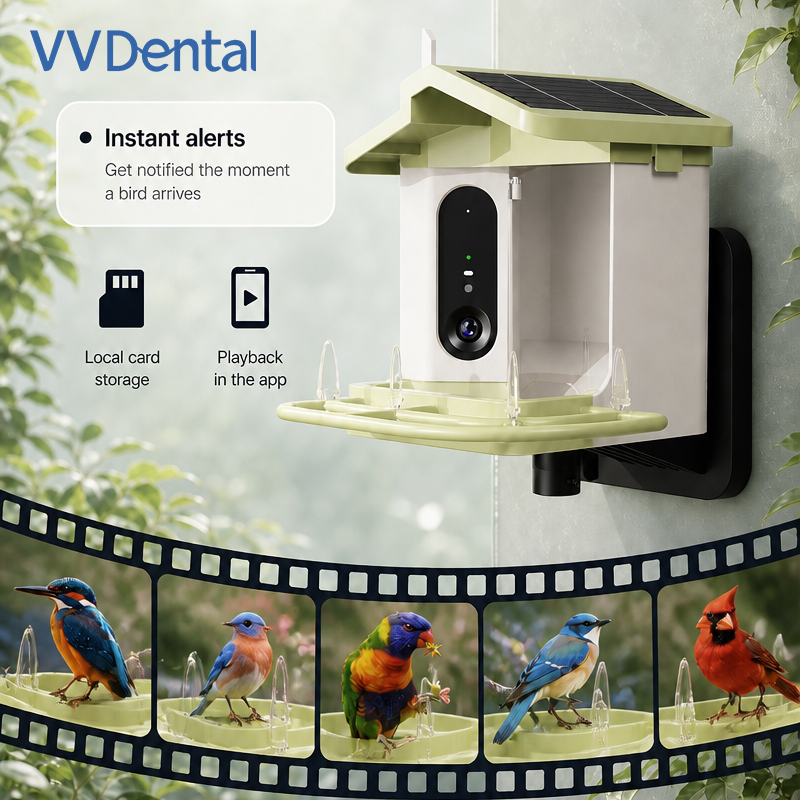 Alat Pemberi Makan Burung Cerd - Bird Feeder Camera Wifi Smart Ai ulasan dan harga
