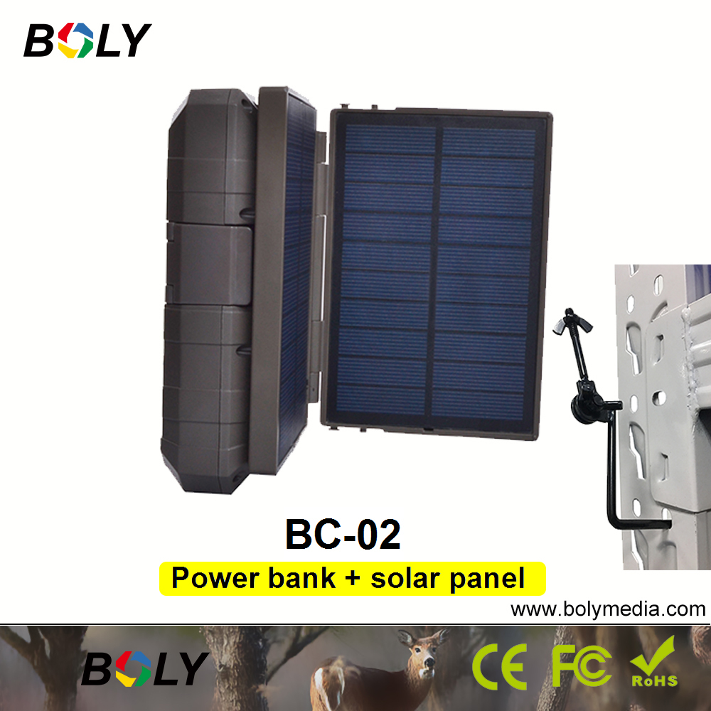 Boly BC-02 Power Bank Ponsel P - Trail Camera Solar Panel Powered ulasan dan harga